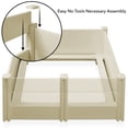 thumbnail image 6 of SmithBuilt 48" x 48" x 18" Whelping Box for Dogs and Puppies, Heavy Duty Whelping Pen and Birthing Box with Rails, Tan, 6 of 8