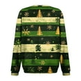 thumbnail image 4 of Women's Fashion Casual Long Sleeve Christmas Printed Neck Sweatshirt Top, 4 of 4