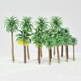 thumbnail image 4 of 36Pcs Train Scenery Landscape Trees Miniature Trees Architecture Building DIY Trees, 4 of 9