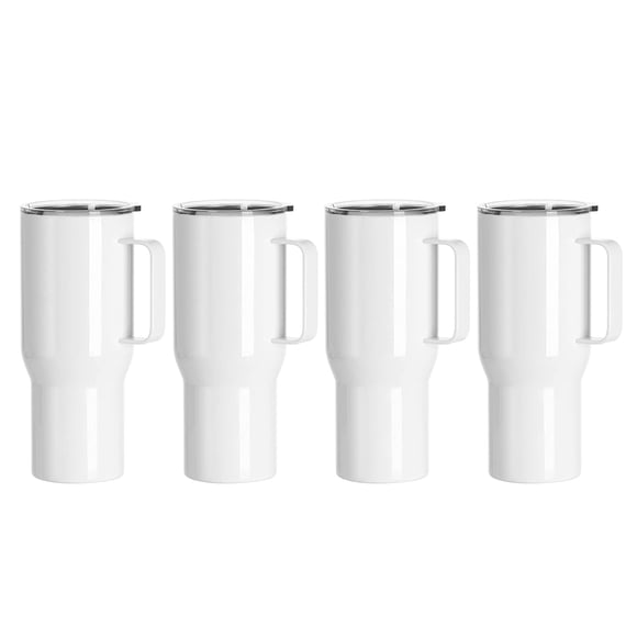 Vasos de sublimación PYD Life, 750 ml, acero inoxidable, paquete de 4