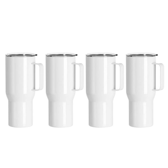 Vasos de sublimación PYD Life, 750 ml, acero inoxidable, paquete de 4