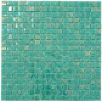 Skosh 11.6 in. x 11.6 in. Glossy Dark Ocean Green Glass Mosaic Wall and Floor Tile (18.69 sq. ft./case) (20-pack)