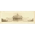 thumbnail image 2 of Le Deley 14x8 White Modern Wood Framed Museum Art Print Titled - Les Grand Prix de Rome II, 2 of 4
