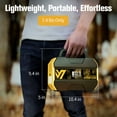 thumbnail image 3 of VTOMAN FlashSpeed 300 Portable Power Station,230Wh LiFePO4 Battery Solar Generator,110V/300W Pure Sine Wave AC Outlet for Camping,RV,Home Emergency Backup,Outdoors​(No Solar Panel), 3 of 7