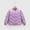 Purple, variant on Lilgiuy Little Girls Puffer Jacket Casual Solid Color Long Sleeve Button Down Winter Warm Coat Outwear for Indoor and Outdoor Activities Black (4-12Years)