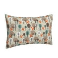 thumbnail image 2 of Balery Squirrels and Trees Bedding Queen Pillow Cases - Envelope Closure - Soft Brushed Microfiber Fabric - Shrinkage and Fade Resistant Pillow Cases(excluding luggage)-14"x20", 2 of 9
