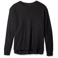 thumbnail image 2 of Coldpruf Tall Men's Basic 2-Layer Long Sleeve Crew, Black, XLarge-Tall, 2 of 3