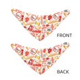 thumbnail image 3 of Rateoe Firefighter Icons Print Pet Scarf for Dogs and Cats – Stylish Reflective Design, Breathable & Durable Pet Bandana with Quick-Release Buckle-Large, 3 of 5