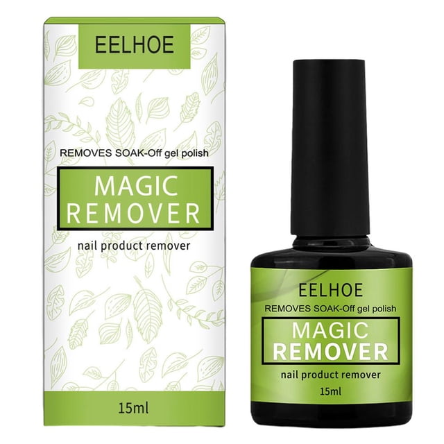 Removedor de uñas postizas de 15ml, materiales naturales no tóxicos embadurnados, herramientas de arte fáciles de quitar
