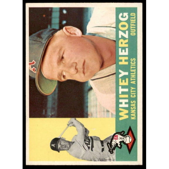 Whitey Herzog Card 1960 Topps #92