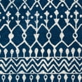 thumbnail image 4 of SAFAVIEH Tulum Glen Moroccan Geometric Area Rug, Navy/Ivory, 6'7" x 6'7" Square, 4 of 4