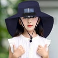thumbnail image 4 of Solar Fan Hat - Wide Brim Sun Hat with Solar Powered Cooling Fan for Outdoor Activities - UV Protection Fishing, Hiking, Camping Hat for Men & Women, 4 of 4