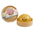 thumbnail image 2 of HZYZ 4" Squishy Dumpling Toys Giant, Galaxy Glitter Mystery Squishy Bun, Dumpling Stress Squeeze Balls with Steamer Box, Stress Relief Sensory Dumpling Squishy Toys for Everyone Anxiety Relief, Gold, 2 of 9