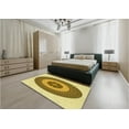 thumbnail image 5 of Ahgly Company Machine Washable Indoor Square Transitional Dark Bisque Brown Area Rugs, 3' Square, 5 of 7