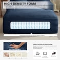 thumbnail image 4 of Aukfa 66" Oversized Chaise Lounge Indoor Boneless Couch Plush Sofa Bed for Living Room, 3Pillows, Blue, 4 of 9