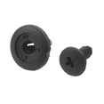 thumbnail image 5 of 200 Pcs Car Push Type Black Plastic Rivets Fastener 6mm Hole, 5 of 5
