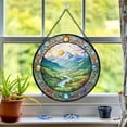 thumbnail image 6 of Pawberry Valley Window Hanging Stained Glass, Valley Suncatchers for Windows Stained Glass, Stained Glass Valley suncatcher, 6 of 7