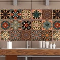 thumbnail image 3 of 100 Pcs 3D Multi Moroccan Self-Adhesive Bathroom Kitchen Wall Stair Tile Sticker,100x tile sticker, 3 of 6