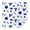 White, variant on 42x42 Inch Waterproof Square Tablecloth, Thickened Polyester Table Cover for Dining & Parties, Floral Print