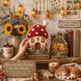 thumbnail image 5 of Whimsical Village 3D Fabric Poke Art Kit - Cottagecore Room Decor, 3D Fabric Poke Art Kit for Adults No Sew Press Technique Six Fantasy Styles Relaxing Creative Hobby, 5 of 8