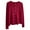 Pink, variant on Dealovy Button Down Cardigan Sweatshirts for Women Casual Fall Round Neck Long Sleeve Solid Color Loose Blouse