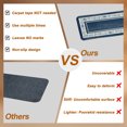 thumbnail image 4 of Navy Blue Coastal Stair Treads Non Slip for Steps Vintage Beach Starfish Shell Summer Coral 7 Pcs Reusable Adhesive Stair Runner Mats for Dogs Elders Carpet Treads Rugs for Staircase 8x30 In, 4 of 9
