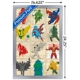 thumbnail image 3 of DC Comics - Justice League - Simplistic Grid Wall Poster, 14.725" x 22.375", Framed, 3 of 5