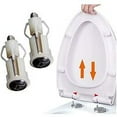 thumbnail image 4 of Couvercle de Toilette Vis d'Expansion Couvercle de Toilette Fixation Siège de Toilette Vis de Fixation Ensemble Couvercle de Toilette Pièces de Rechange 2pcs, 4 of 5