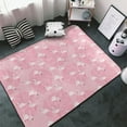 thumbnail image 3 of Area Rugs For Living Room Decor - Pink Flamingos And Flowers Anti Slip Throw Washable Rugs 3x5 For Bedroom, Soft Indoor Carpet For Bedroom Living Room 60x39In, 3 of 5