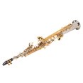 thumbnail image 2 of Saxophone en Laiton Durable, Saxophone Soprano, pour Jouer et s'Entraîner, 2 of 8