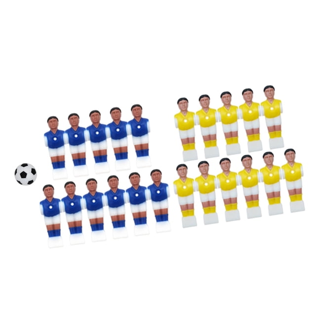 22x Figuras de jugadores de futbolín Modelo de figuras de futbolín Componentes accesorios para mesa de fútbol