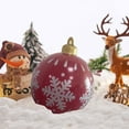 thumbnail image 6 of Qwtwty Outdoor Christmas Inflatable Ball Christmas Decorations Yard Large 23.6Inch PVC Inflatable Decorated Ball for Home New Year Festive Gift Ball (Wine), 6 of 6