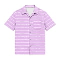 thumbnail image 4 of T-Shirt à Col Rabattu à Manches Courtes pour Garçons et Filles, Haut Imprimé Doux et Respirant pour Fête Décontractée, 4 of 8
