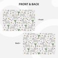 thumbnail image 3 of Placemats Set Of 4 / 6, Bohemian Funny Cute Horse White Placemats For Dining Table Indoor/Outdoors Heat Resistant Washable Placemats 18" X 12", 3 of 8