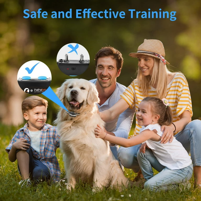 PaiPaitek Dog Bark Collar with Remote Automatic Anti Bark and Training Collar Combo with Beep Vibration Shock Up to 3300ft Range Dog Shock Collar