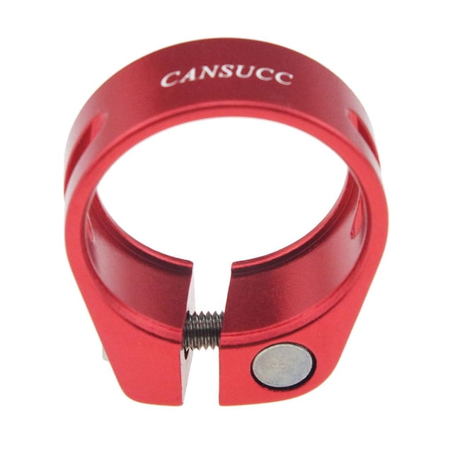 Abrazaderas universales Macarena para sillín de bicicleta liberación rápida 31.8 mm rojo