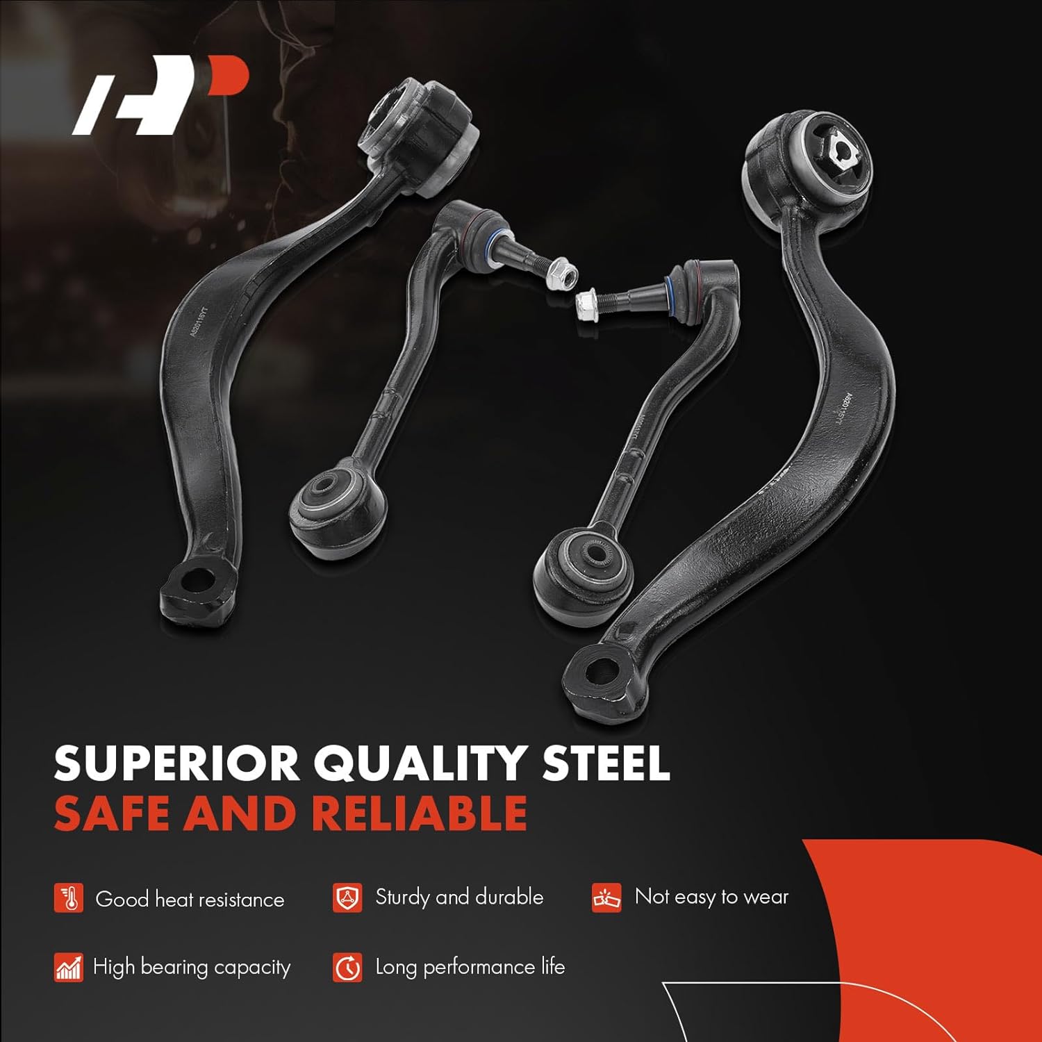 ECCPP 6-Piece Front Lower Control Arm & Ball Joint Kit For BMW X5 2000-2006 (E53)