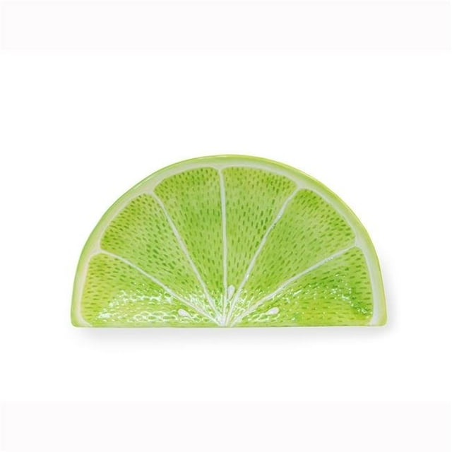 Boston International KAC20097 Assiette Compensée en Céramique Citron Vert - Lot de 2