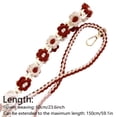 thumbnail image 3 of Correa de Bolso de Flores de Ganchillo Hecha a Mano – Correa de Hombro Larga Tejida Estilo Boho para Bolsos Cruzados, Estilo Floral Bohemio para Mujer, 3 of 7