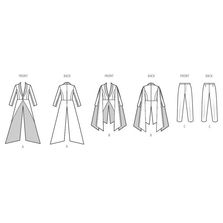 Simplicity Patrón De Costura Pattern 8263 A Para Capas Y Toreras