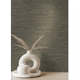 thumbnail image 4 of Advantage Alton Black Faux Grasscloth Wallpaper, 4 of 6