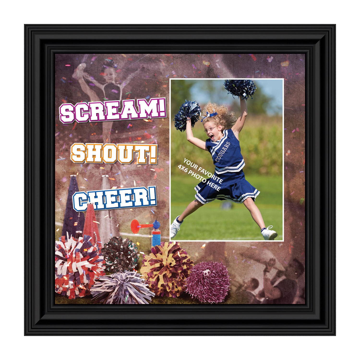 Personalized Engraved // Cheerleading Coach // Picture Frame 