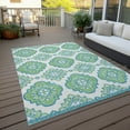 thumbnail image 6 of Addison Rugs Chantille Indoor/Outdoor Transitional Medallions Lime Washable Rectangle Rug, 3' x 5', 6 of 6