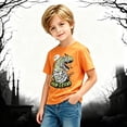 thumbnail image 2 of CONFREE Halloween Boys Short Sleeve Tshirts Crew Neck Dinosaur Graphic Soft Hallowmas T-Shirts for Kids, 2 of 6