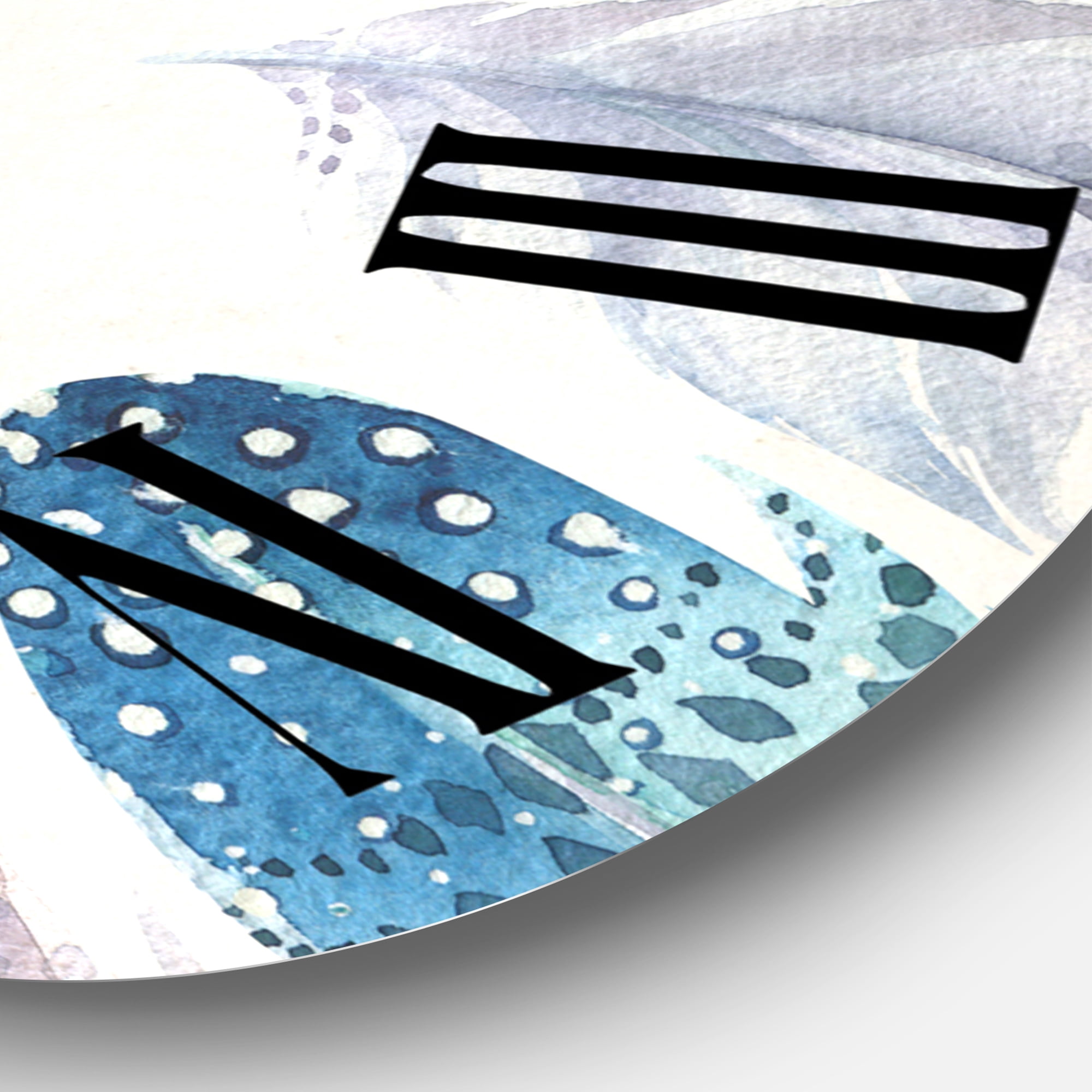 Designart 1 in Quartz Bohemian Wall Clock