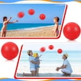 thumbnail image 5 of Playground Balls Bulk - 8.5 Inch (4-Pack) Red Rubber Kickball Bouncy Inflatable Balls For Kids & Adults W/air Pump, Indoor & Outdoor Games, Kickballs, Dodgeball, Four Square, Dodge Ball, Handball, 5 of 8