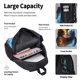 thumbnail image 4 of Disketp Red And Blue Fire Skull Warrior Mochila Estampada de Gran Capacidad con Lonchera y Estuche, Set de 3 Piezas para Estudiantes, 4 of 7