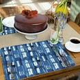 thumbnail image 7 of CounterArt "Shibori Blues" 4-Pack Reversible Tabletop Placemats, 7 of 7