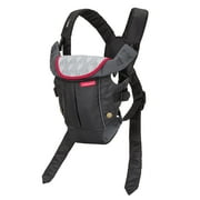 Infantino Swift Classic Baby Carrier with Pocket and Wonder Cover Bib, 2-Position, Unisex, 8-25 lb, Black