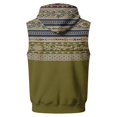 thumbnail image 5 of Iaqnaocc Sleeveless Hoodies for men Athletic Zip Up Tank Tops Wrinkle Resistant Workout Hoodie with Pocket Green M, 5 of 6